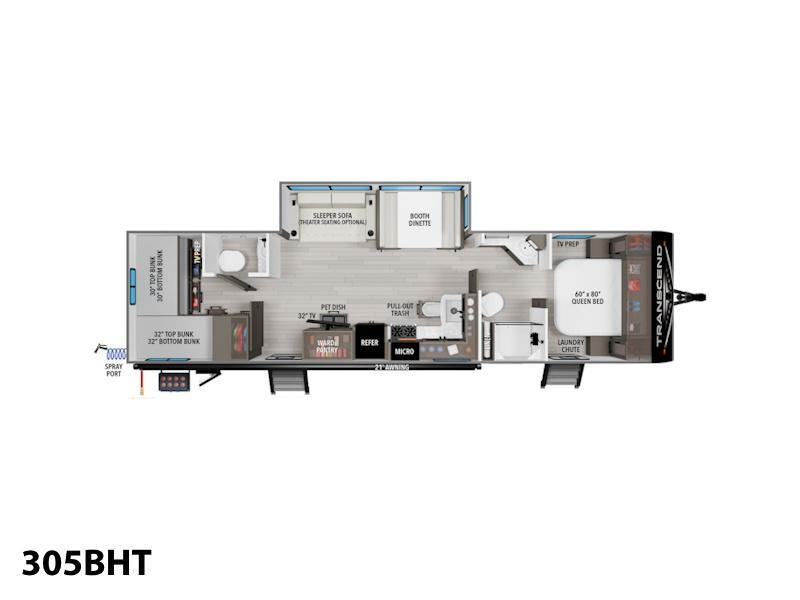 2026 Grand Design Transcend 305BHT