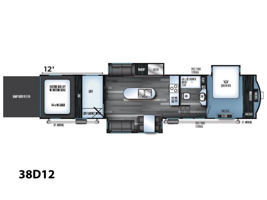 2017 Forest River Vengeance Touring Edition 38D12